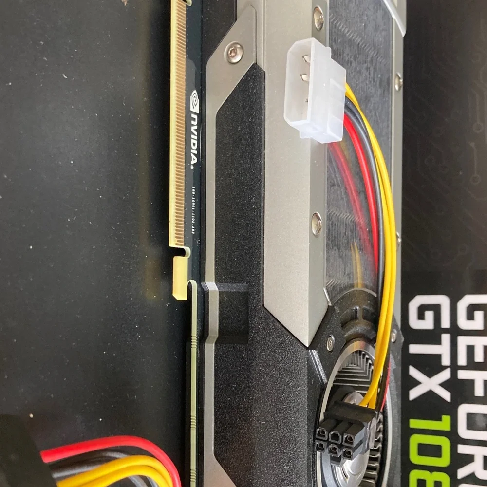 NVIDIA GTX 980 Graphics Card - Silver, Black, and Yellow
